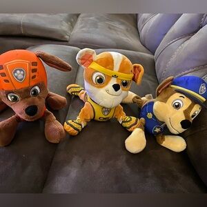 Paw Patrol - Plushie Toy - Rubble, Chase & Zuma
